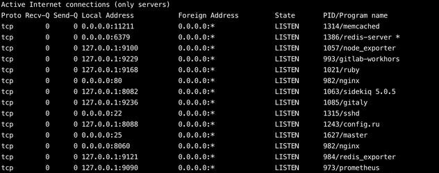 Checking Listening Ports and Services in Use（netstat,ss,lsof）